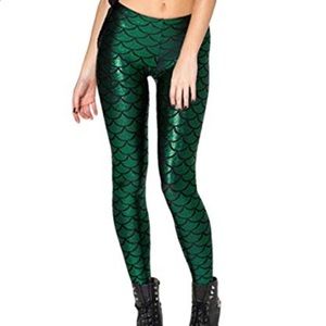 RARE Blackmilk mermaid holographic leggings